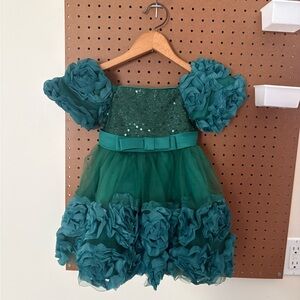 Girls Party Princess Dress Baby Christmas Gown Birthday Tulle Gown Kids Clothing